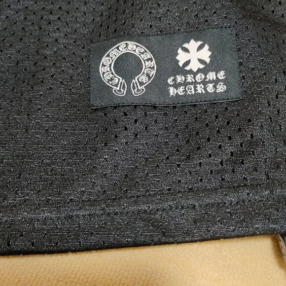 Chrome Hearts Black Mesh Warm Up Long Sleeve Jersey Black